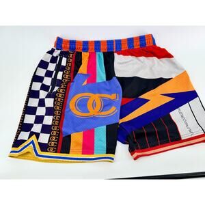 Trillest Who Cares What The?! Swingman Basketball Shorts Size L Multicolor Rare